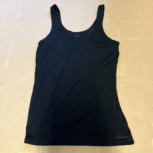 Icebreaker Merino Siren Tank Top black Sz Medium - Picture 10 of 10
